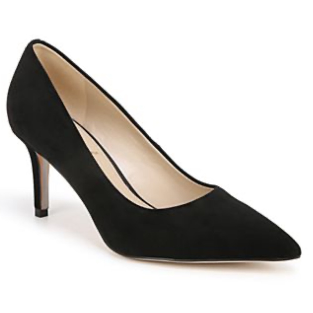Dream Pairs Black Suede Heels